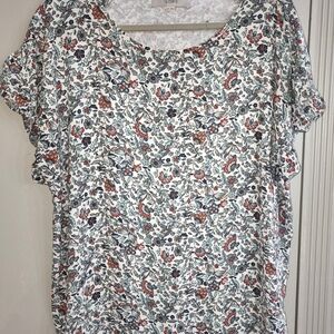 Floral Print Women's Top